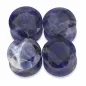 Piercing Plug Pierre semi précieuse Sodalite Facettes