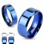 Bague en acier inoxydable Bleu IP