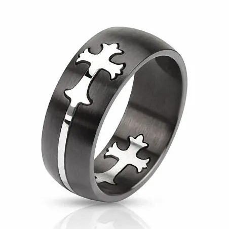 Bague homme croix celtique