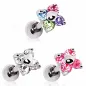 Piercing oreille cartilage fleur