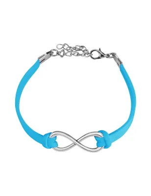 Bracelet similicuir symbole infini large