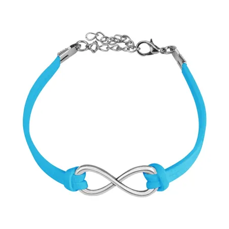 Bracelet similicuir symbole infini large