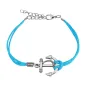 Bracelet similicuir petite ancre marine