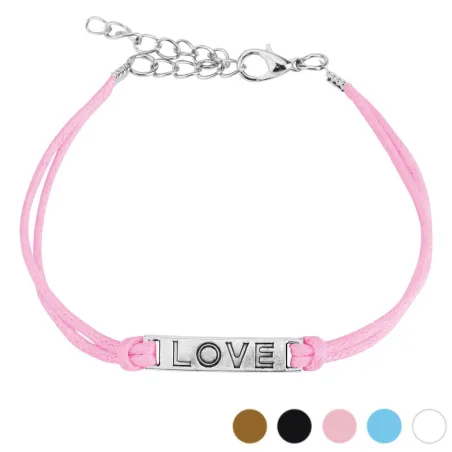 Bracelet similicuir LOVE