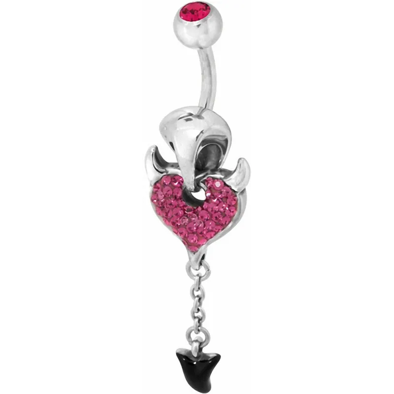 Piercing nombril Crystal Evolution Swarovski Devil Zip