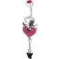 Piercing nombril Crystal Evolution Swarovski Devil Zip