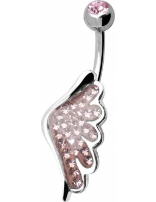 Piercing nombril Crystal Evolution Swarovski Aile d'ange