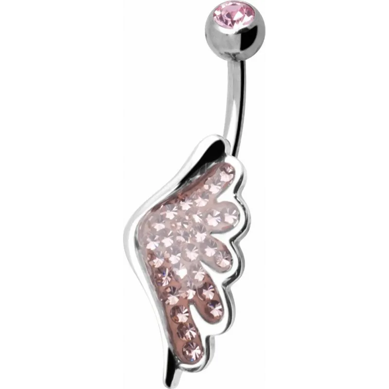 Piercing nombril Crystal Evolution Swarovski Aile d'ange