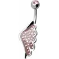 Piercing nombril Crystal Evolution Swarovski Aile d'ange