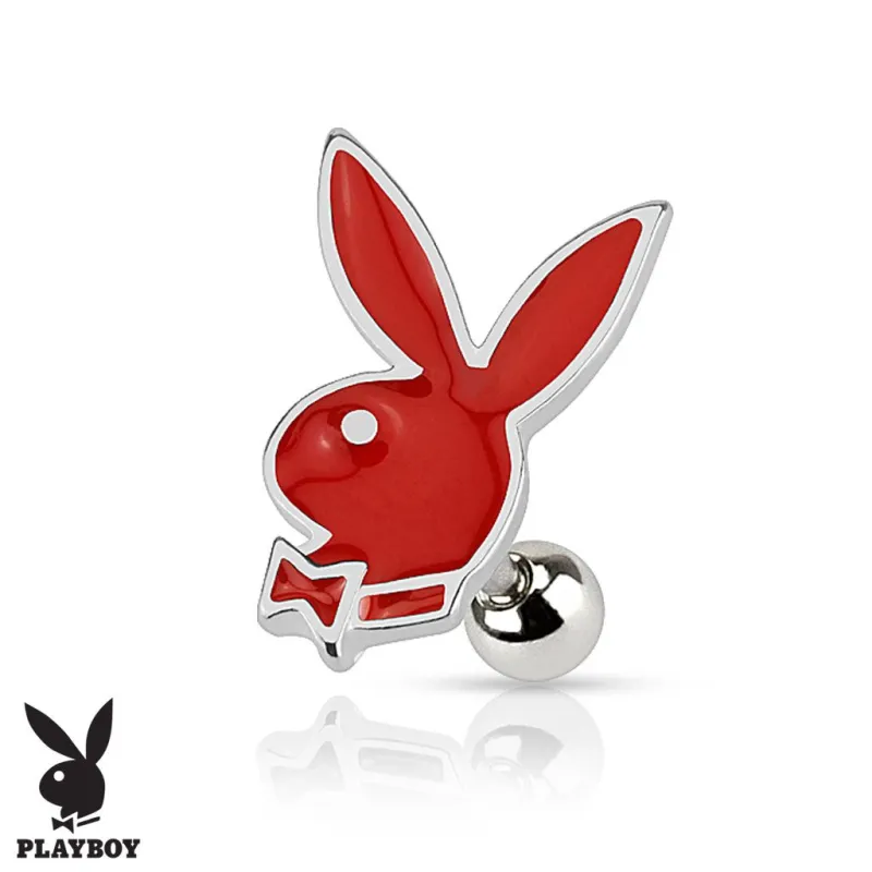 Piercing oreille cartilage lapin Playboy