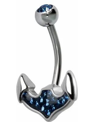 Piercing nombril Crystal Evolution Swarovski Ancre de bateau