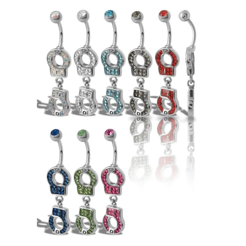 Piercing nombril Crystal Evolution Swarovski Menottes