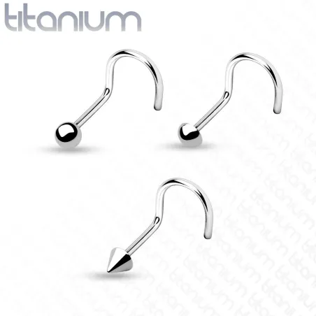 Piercing Nez Tire-Bouchon Titane G23