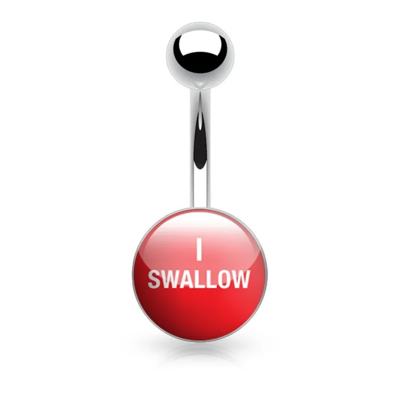 Piercing nombril coquin I Swallow