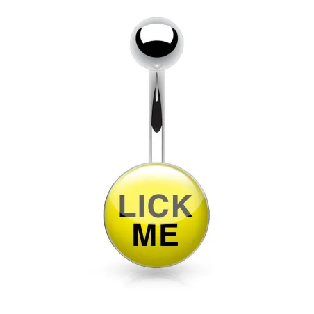 Piercing nombril hot lick me