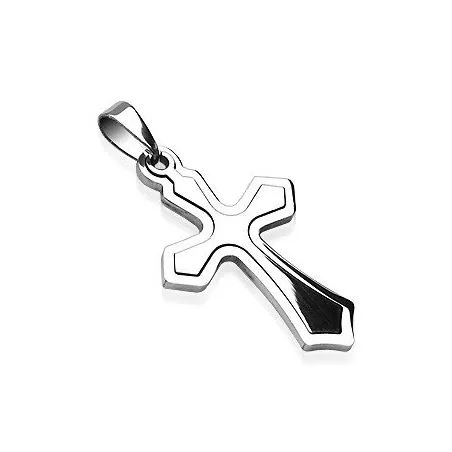 Pendentif Croix Acier inoxydable