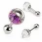 Piercing oreille cartilage hélix boule de crystal