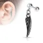 Piercing oreille cartilage pendentif aile d'ange