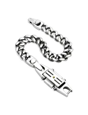 Bracelet acier inoxydable Rectangle Design Moderne