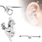 Piercing industriel pendentif cheval