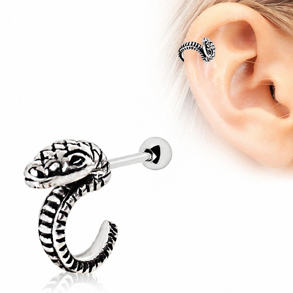 Piercing Cartilage Hélix Serpent - 