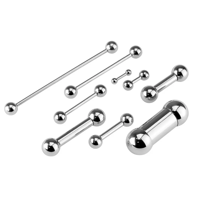 Piercing Barbell Acier chirurgical (langue, oreille, téton)