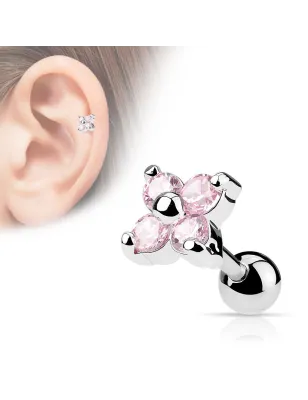 Piercing Oreille Tragus Cartilage Fleur