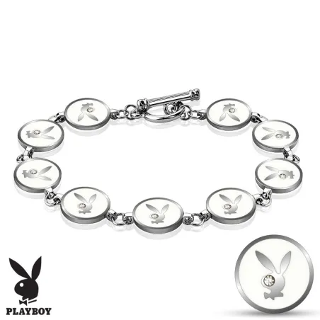 Bracelet Playboy maillons ronds