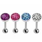 Lot de 4 Piercing langue Leopard