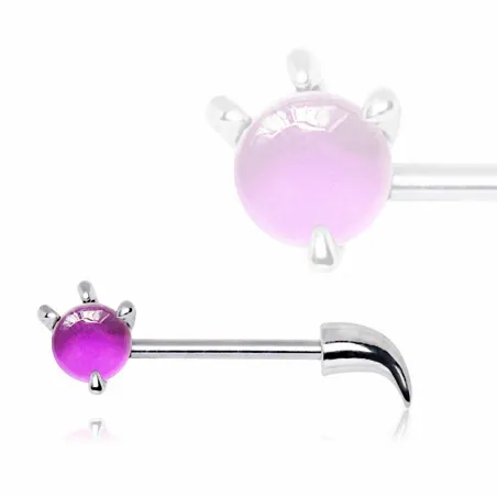 Piercing téton orbe de dragon