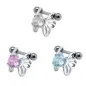 Piercing cartilage oreille pendentif papillon