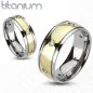 Bague Titane Solide Multiples Gemmes