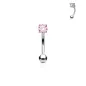 Piercing arcade zircon rond rose