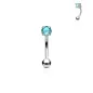 Piercing arcade zircon rond turquoise