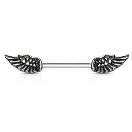 Piercing téton ailes d'ange antique