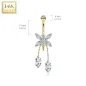 Piercing nombril Or 14 carats Pendentif Libellule