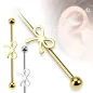 Piercing industriel oreille noeud