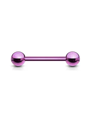 Piercing Barbell Langue Titane anodisé 