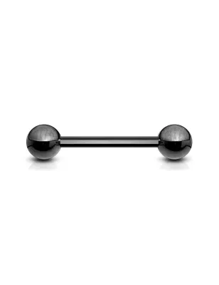 Piercing barbell titane anodisé (langue, téton, oreille)