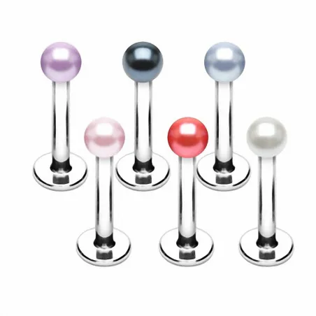 Piercing Labret Monroe Imitation Perle - Bijou Piercing Labret