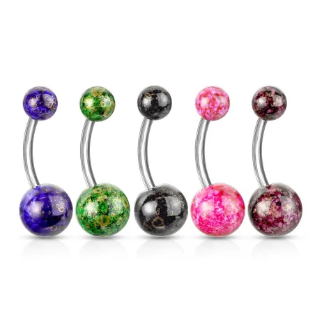 Piercing nombril Boules Fossiles