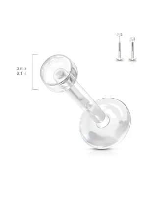 Piercing oreille retainer labret