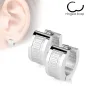 Paire Boucles d'oreille anneaux chiffres romains