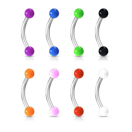 Piercing arcade Boules Acrylique Solides