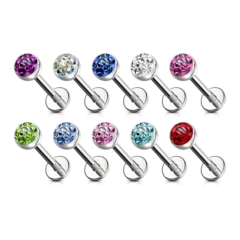 Piercing Labret Monroe Crystal Autrichien