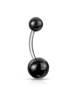 Piercing nombril Boules Acrylique Solides