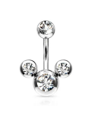 Piercing nombril bulles