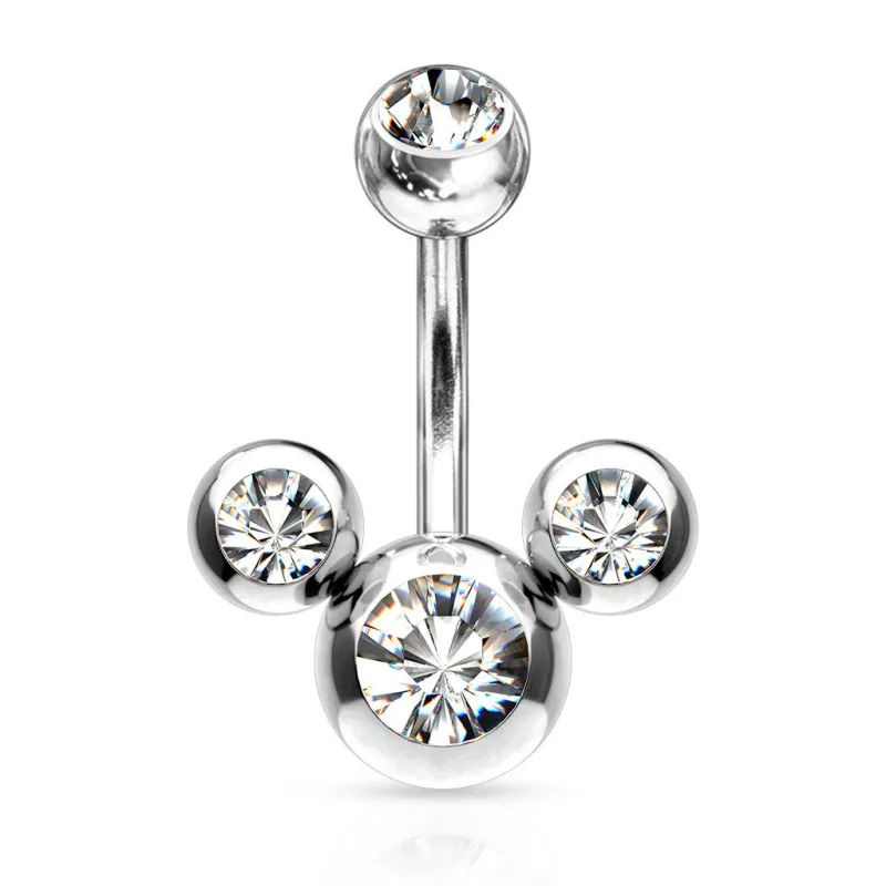 Piercing nombril bulles