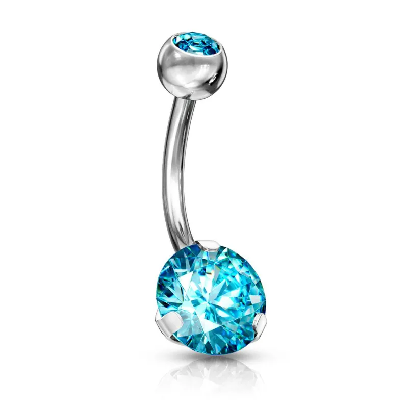 Piercing nombril pierre zircon