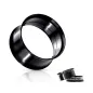 Piercing Tunnel Oreille Titanium Noir Blackline